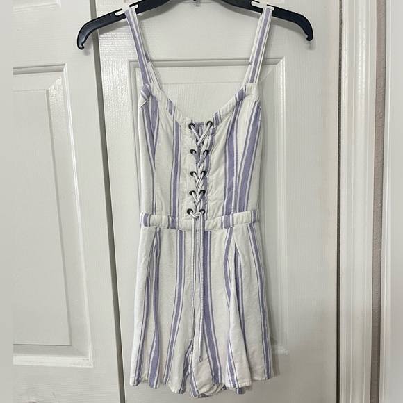 Striped Romper- Size: XS - Picture 2 of 5